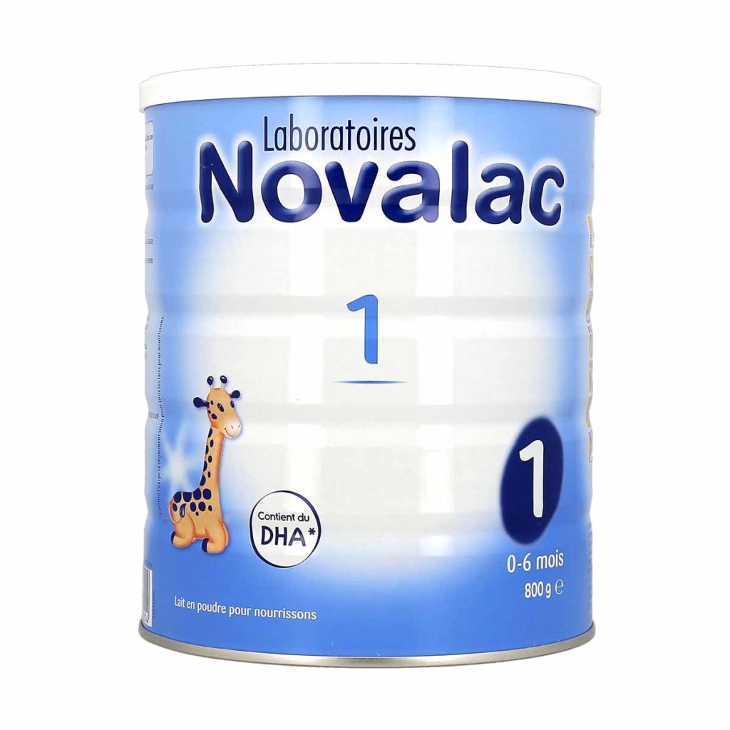 Novalac 1 Lait pour Bébé 06 mois, boite de 800g La Pharmacie de Pierre
