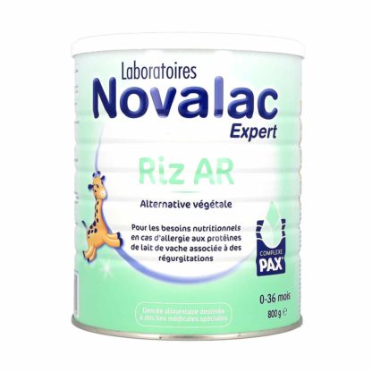 Novalac Expert Riz AR Alternative Végétale Lait pour Bébé 0-36mois