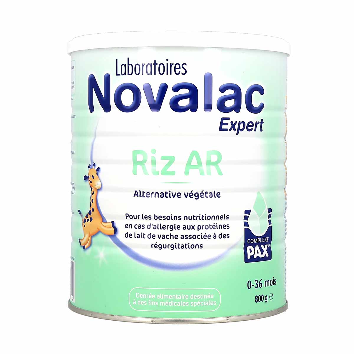 Novalac Expert Riz AR Alternative Végétale Lait pour Bébé 0-36mois, boite  de 800g - La Pharmacie de Pierre