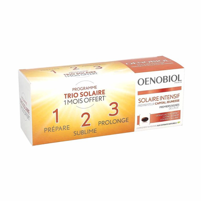 Oenobiol Solaire Intensif Préparateur Capital Jeunesse 3x30 Gélules