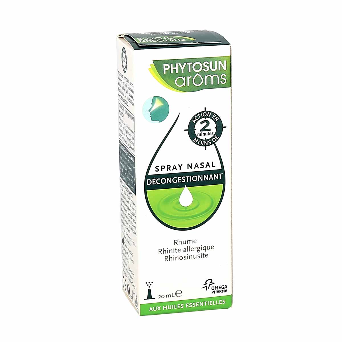 Phytosun Aroms Spray Nasal Décongestionnant, spray de 20ml - La Pharmacie  de Pierre