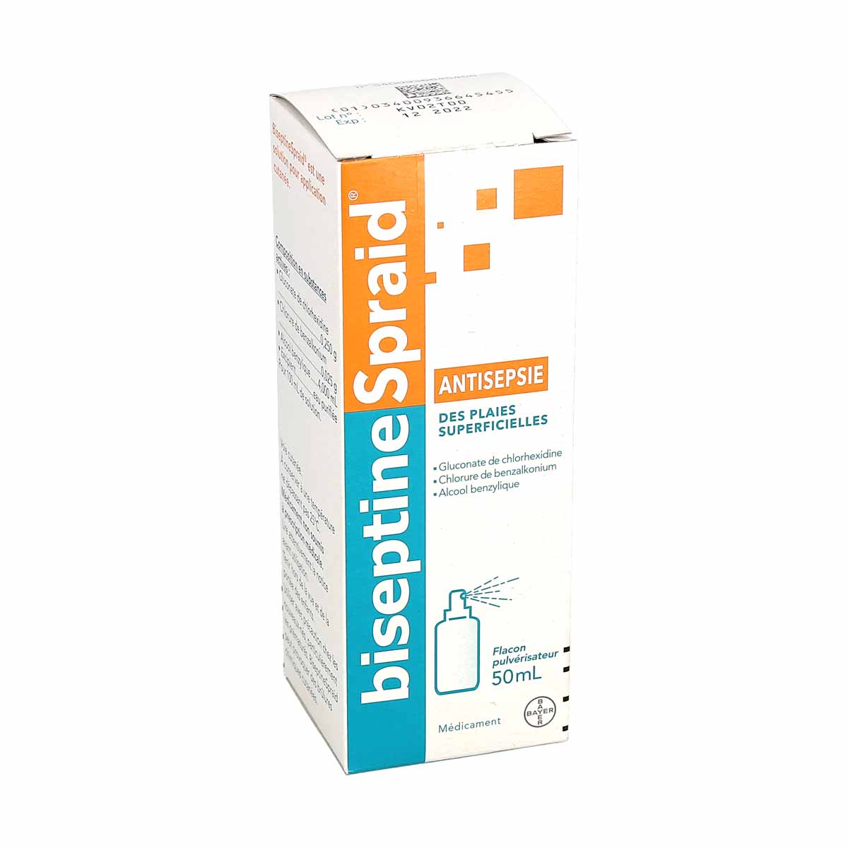 BISEPTINE SPRAID Antiseptique - Médicament conseil - Pharmacie Prado Mermoz