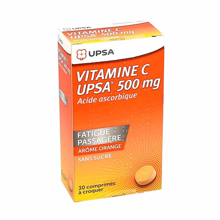 Vitamine C UPSA 500mg a Croquer Sans Sucre