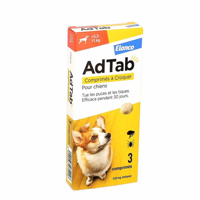 Adtab 225mg pour Chiens de 5