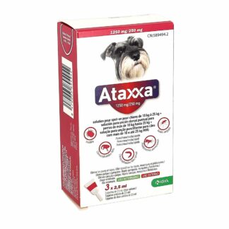 Ataxxa 1250mg/250mg Solution pour Spot-on pour chiens de 10 à 25kg