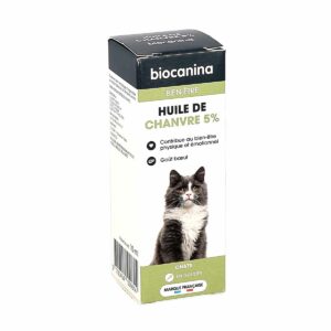 Biocanina Huile de Chanvre 5% Chat 10ml