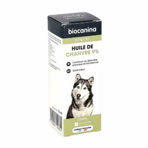 Biocanina Huile de Chanvre 9% Chien 10ml