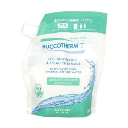 Buccotherm Gel Dentifrice à l'Eau Thermale Gencives Sensibles Bio Éco-Recharge 200ml