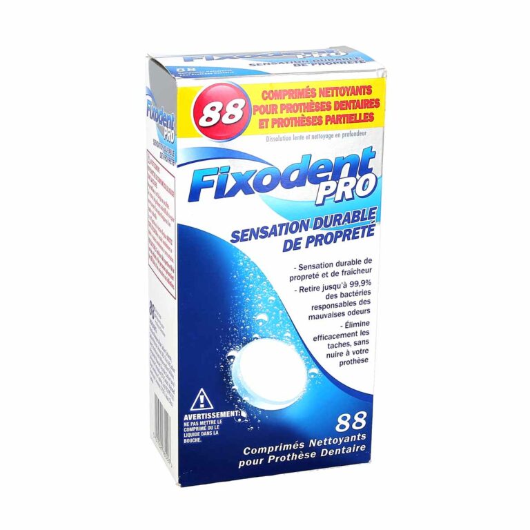 Fixodent Pro Comprimés Nettoyants 88 Comprimés