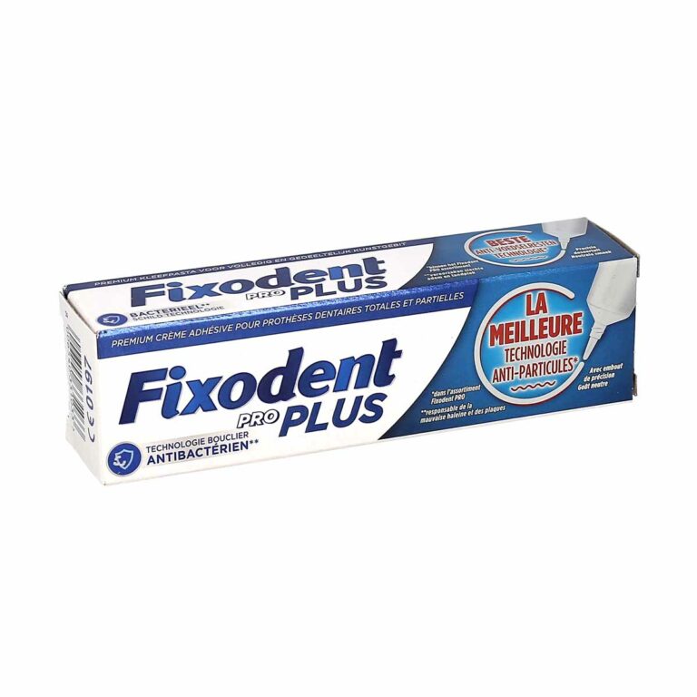 Fixodent Pro Plus La Meilleure Technologie Anti-particules 40g