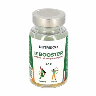 NUTRI&CO Le Booster caféine-ginseng-manguier 40 gélules