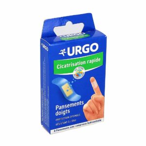 Urgo Cicatrisation Rapide Doigt 8 Pansements avec compresse hydrocolloïde