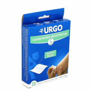 Urgo Compresses Absorbantes Stériles non tissées 7.5cm x 7.5cm