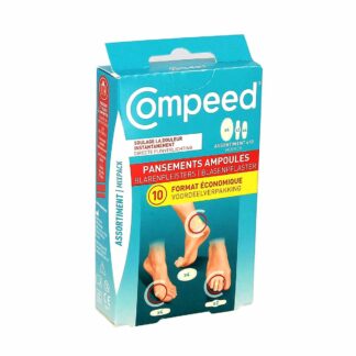 Compeed Pansements Ampoules Moyen Format 3 Tailles 10 Pansements
