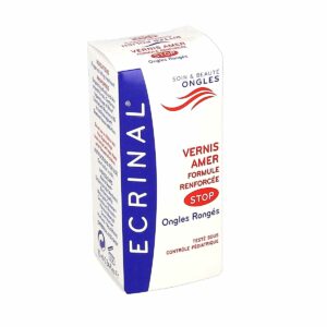 Ecrinal Vernis Amer Stop Ongles Rongés Formule Renforcée 10ml