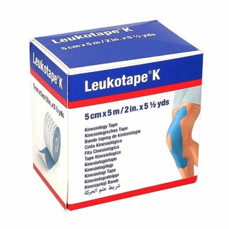 Bande Leukotape K Bleu - 5cm x 5cm BSN medical
