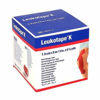 Bande Leukotape K Rouge - 5cm x 5cm BSN medical