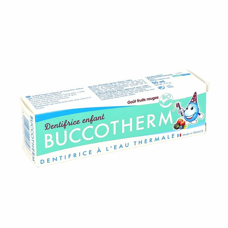 Buccotherm Dentifrice à l'Eau Thermale Enfant Goût Fruits Rouges Bio 50ml