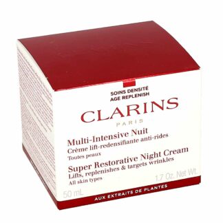 CLARINS Multi-Intensive Nuit - Crème lift-redensifiante anti-rides - Toutes Peaux