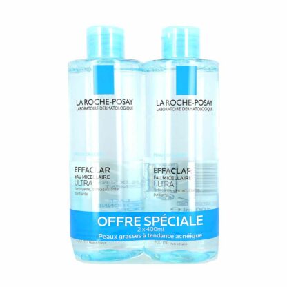 La Roche Posay Effaclar Eau Micellaire Ultra Peaux Grasses 2x400ml