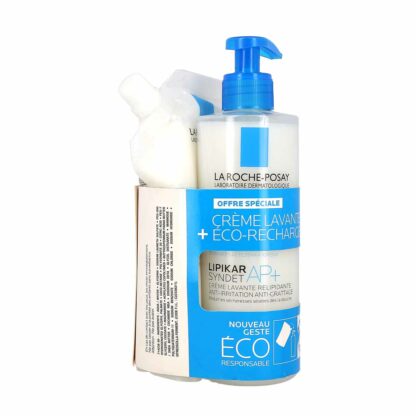 La Roche Posay Lipikar Syndet AP+ 400ml + Éco-Recharge 400ml