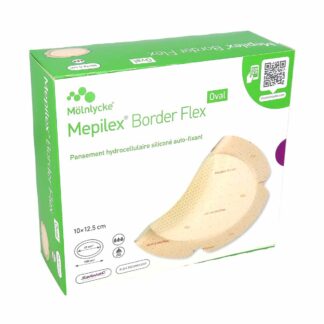Mepilex Border Flex Oval - 16 Pansements hydrocellulaire