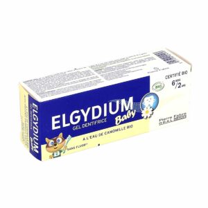 ELGYDIUM Baby - Dentifrice bébé 6 mois /2 ans – certifié BIO