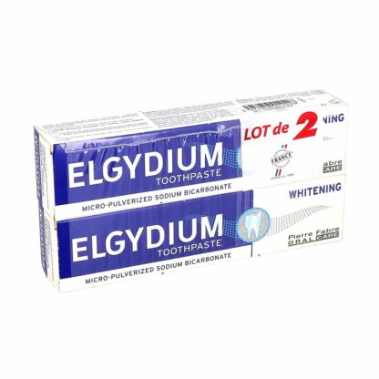 Elgydium Dentifrice Blancheur Lot de 2x75ml