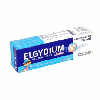 Elgydium Gel Dentifrice Junior Protection Caries 7/12 Ans Arôme Bubble 50ml