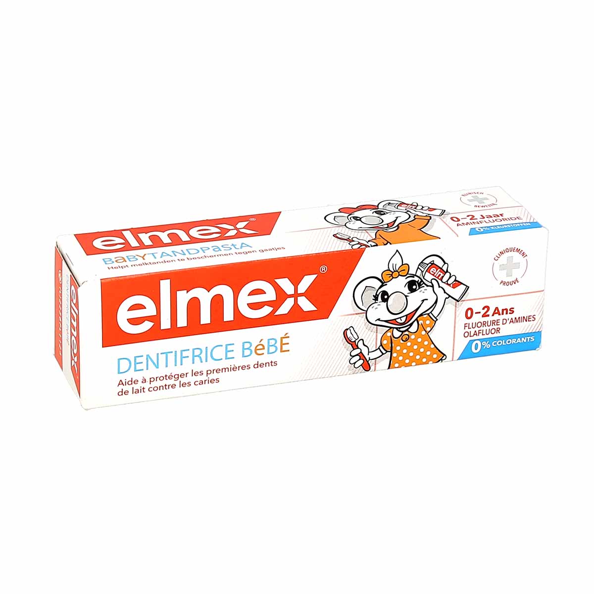 Elmex Dentifrice Bébé 0-2 ans 50ml - La Pharmacie de Pierre