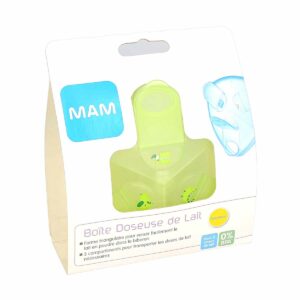 MAM Boite Doseuse De Lait Blanche - vert