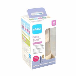 MAM Easy Start Biberon Anti-Colique Couleurs de la Nature 130ml 0 Mois Débit 0