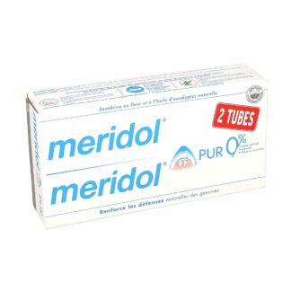 Meridol Dentifrice Pur Lot de 2x75ml