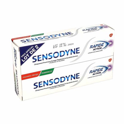 Sensodyne Dentifrice Rapide Lot de 2