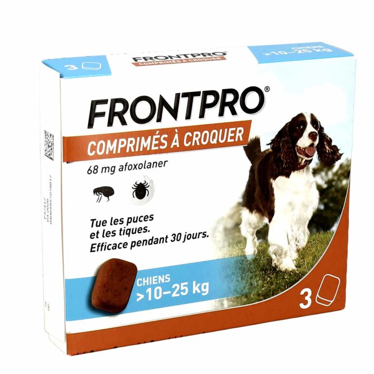 Frontpro Comprimés à Croquer Antiparasitaire pour Chiens 10-25kg