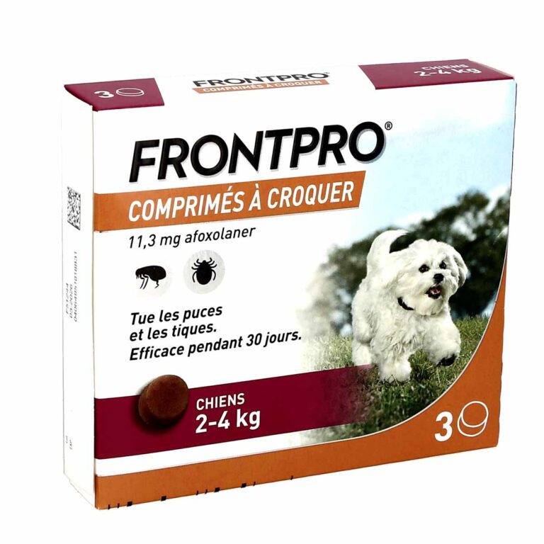 Frontpro Comprimés à Croquer Antiparasitaire pour Chiens 2-4kg