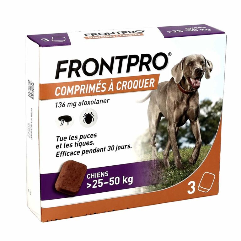 Frontpro Comprimés à Croquer Antiparasitaire pour Chiens 25-50kg