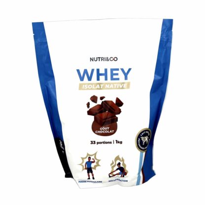 Nutri&co Whey Isolate Native chocolat