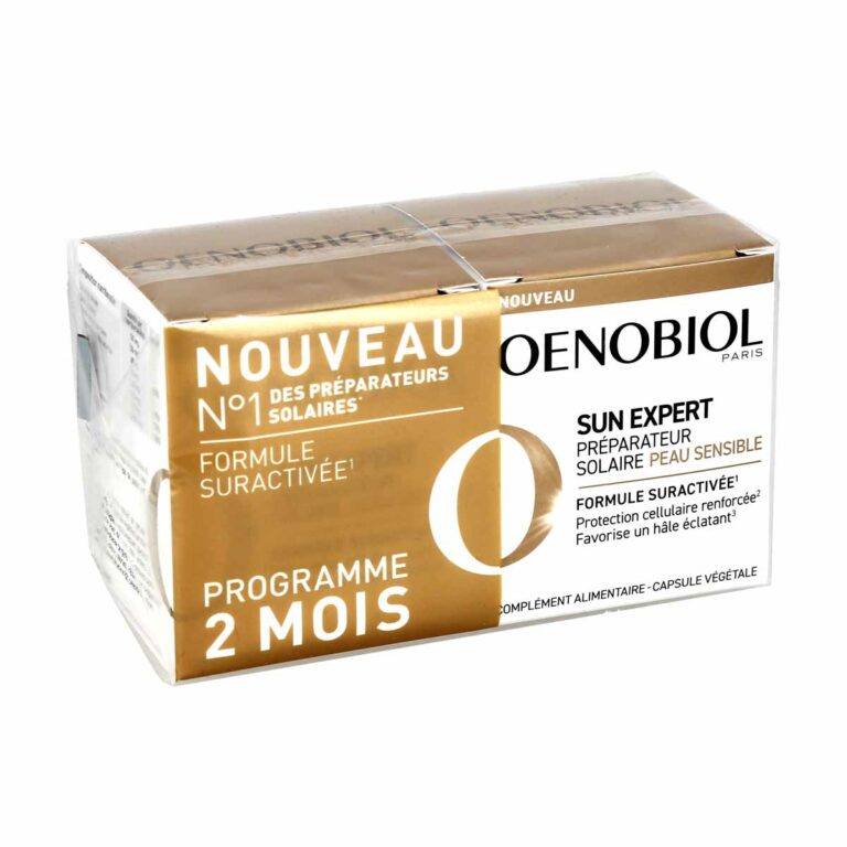 Oenobiol Sun Expert Préparateur Solaire Peau Sensible Lot de 2x30 Capsules