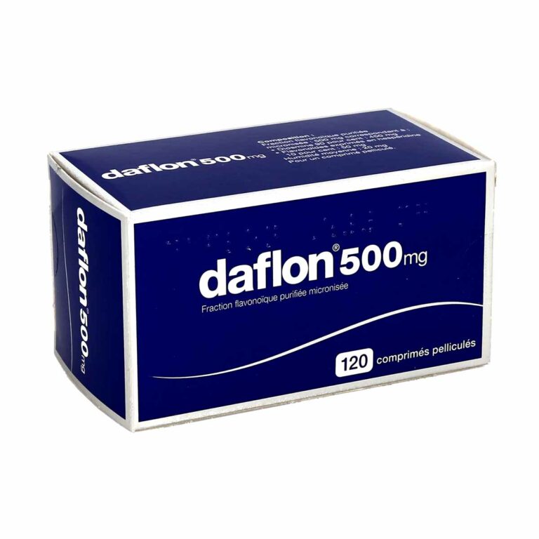 DAFLON 500 MG, 120 COMPRIMÉS PELLICULÉS - La Pharmacie de Pierre