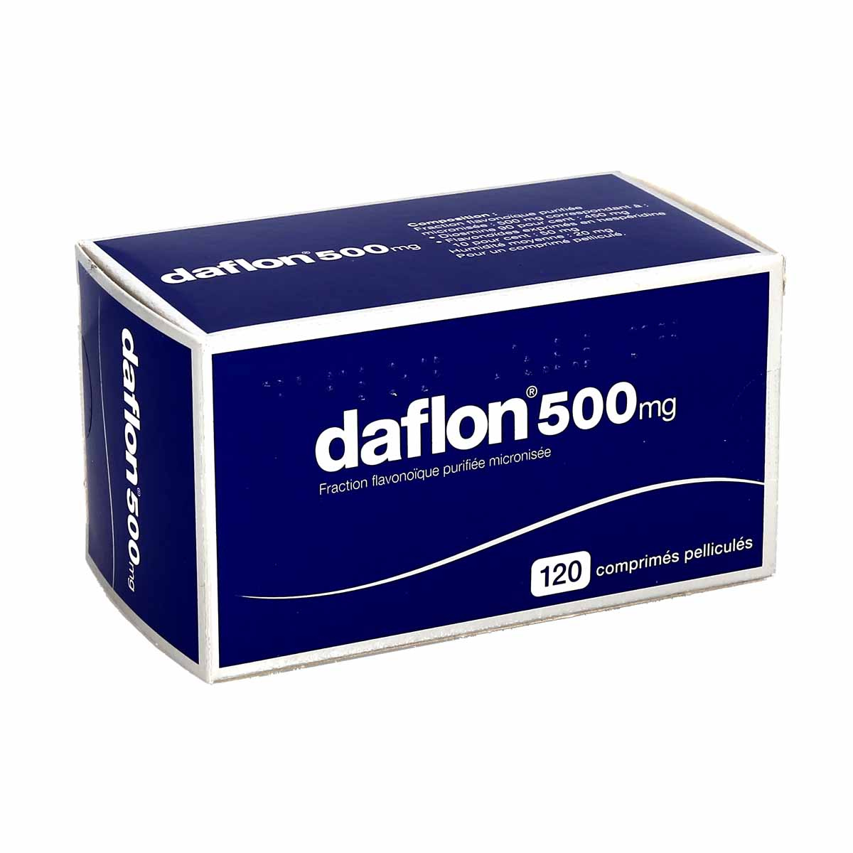 DAFLON 500 MG, 120 COMPRIMÉS PELLICULÉS - La Pharmacie de Pierre