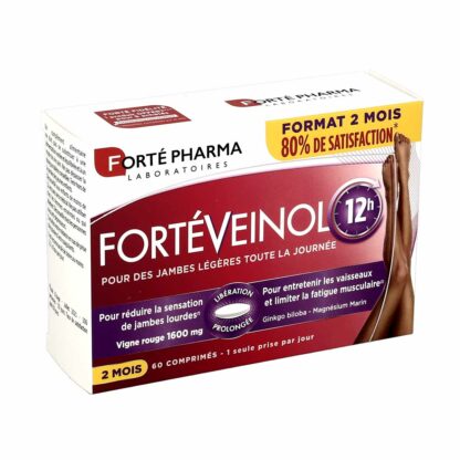 Forté Pharma FortéVeinol 12H 60 Comprimés