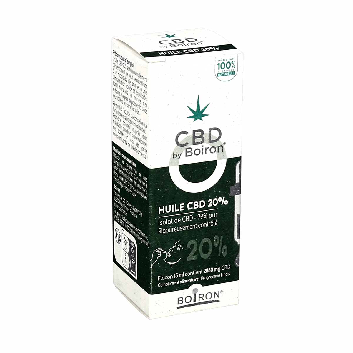 Huiles Pures - CBD 20% By Boiron® - La Pharmacie De Pierre