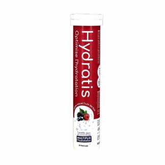 Hydratis Solution d'Hydratation 20 Pastilles Effervescentes - Arôme Fruits des Bois