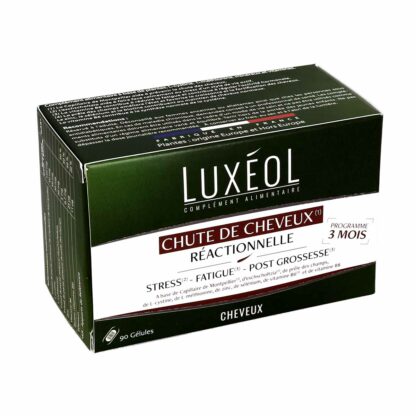 Luxéol Chute de Cheveux Réactionnelle 90 Gélules