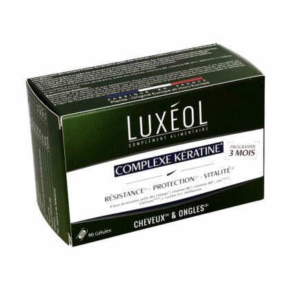 Luxéol Complexe Kératine Cheveux et Ongles 90 Gélules