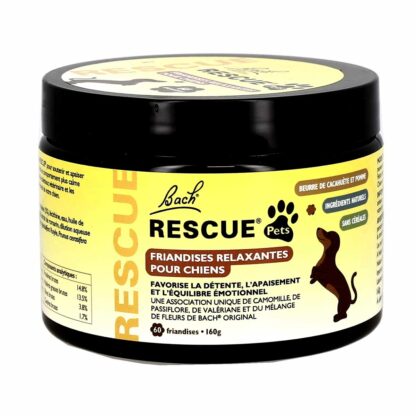 Rescue Bach Pets Friandises Relaxantes pour Chiens 60 Friandises