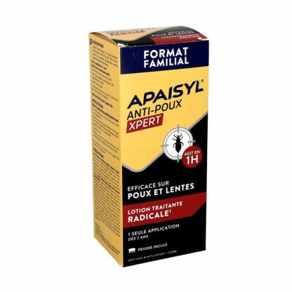 Apaisyl Anti-poux Xpert Lotion Radicale Poux et Lentes 200ml