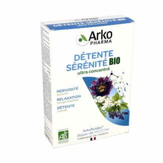 Arkopharma Arkofluides Détente Sérénité Bio 20 Ampoules