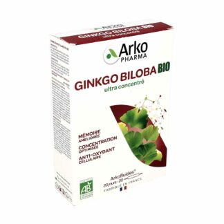 Arkopharma Arkofluides Ginkgo Biloba Bio 20 Ampoules